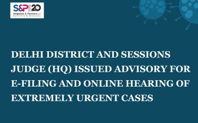 Delhi District and Sessions Judge (HQ) Issued Advisory for E-Filing and Online Hearing of Urgent Cases