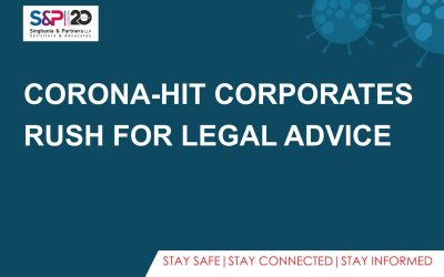 Corona-Hit Corporates Rush for Legal Advice