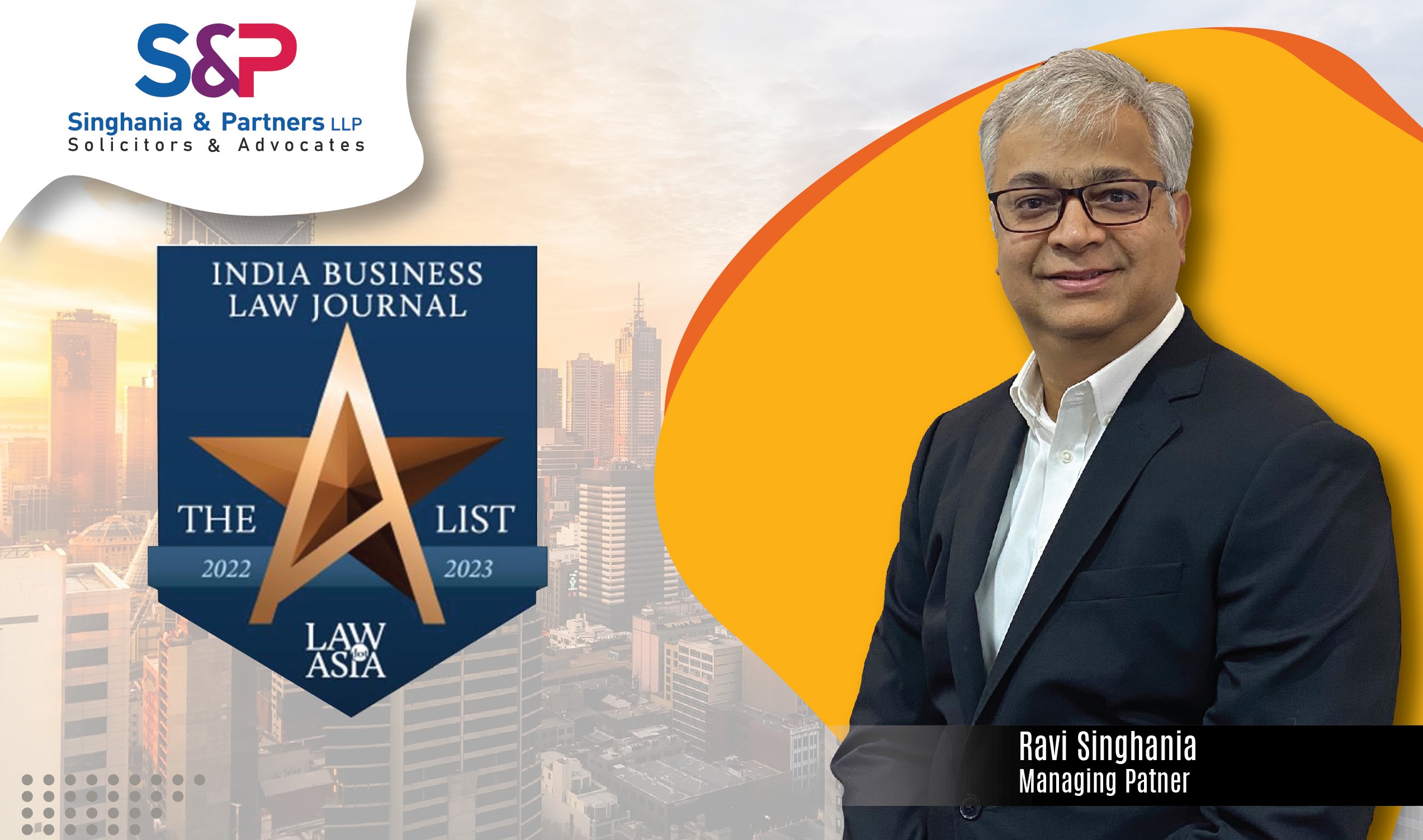 Managing Partner Singhania & Partners LLP Named in IBLJ A-List 